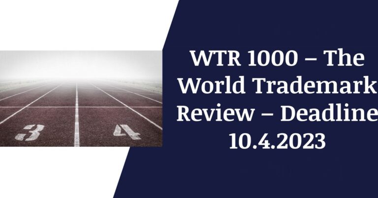 Beitragsbild: WTR 1000 Deadline 10.4.2023