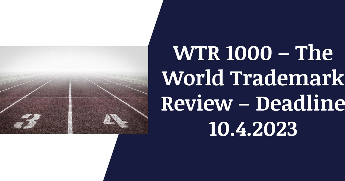 Beitragsbild: WTR 1000 Deadline 10.4.2023