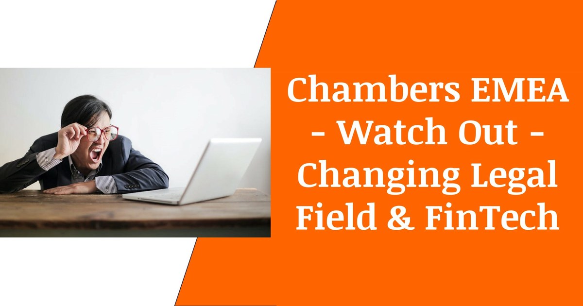 Beitragsbild: Chambers EMEA 17.5. & 25.5. / New Legal Fields Online!