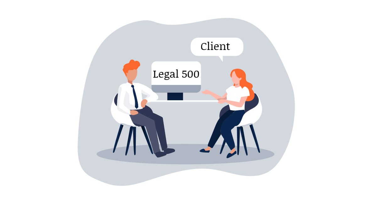 Beitragsbild: Legal 500 Game Changer with Client Referees
