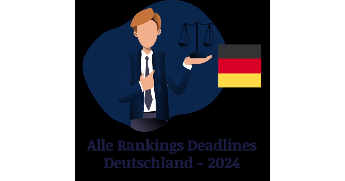 Beitragsbild: Alle Ranking Deadlines Deutschland 2024
