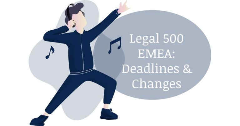 Beitragsbild: Legal 500 EMEA Deadlines 2024
