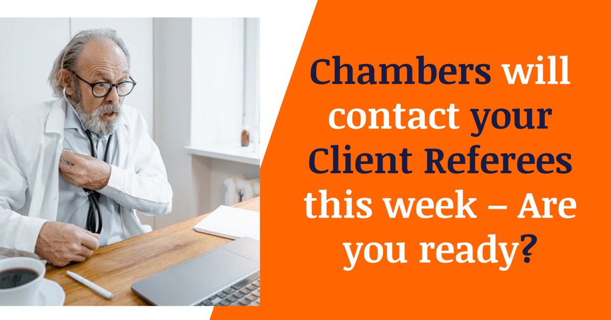 Article image: Chambers EMEA will contact your Client referees